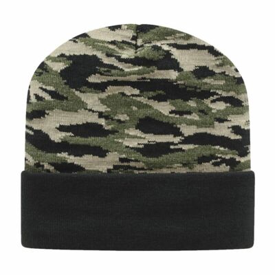 CAP AMERICA USA-Made Camo Cuffed Beanie RKC12 USA-Made Camo Cuffed Beanie Thumbnail