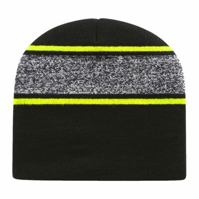CAP AMERICA USA-Made Variegated Striped Beanie RKV9 USA-Made Variegated Striped Beanie Thumbnail