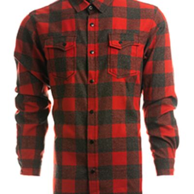 Burnside Men's Snap-Front Flannel Shirt B8219 Men's Snap-Front Flannel Shirt Thumbnail