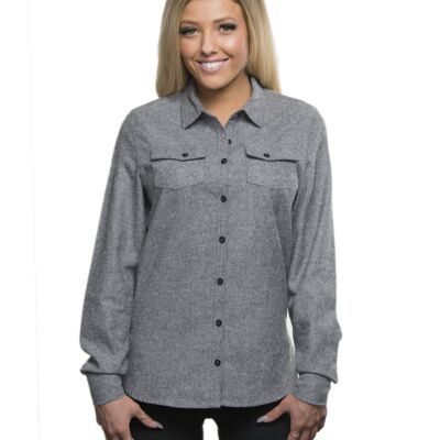 Burnside Ladies' Solid Flannel Shirt B5200 Ladies' Solid Flannel Shirt Thumbnail