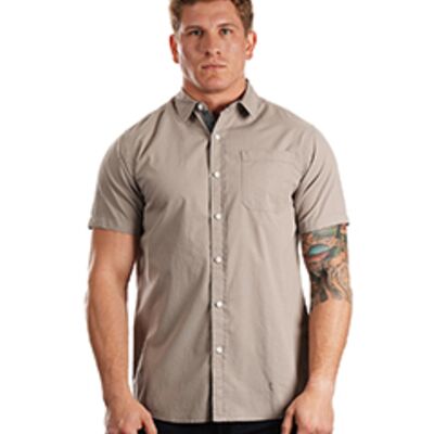 Burnside Men's Peached Poplin Short Sleeve Woven Shirt B9290 Men's Peached Poplin Short Sleeve Woven Shirt Thumbnail
