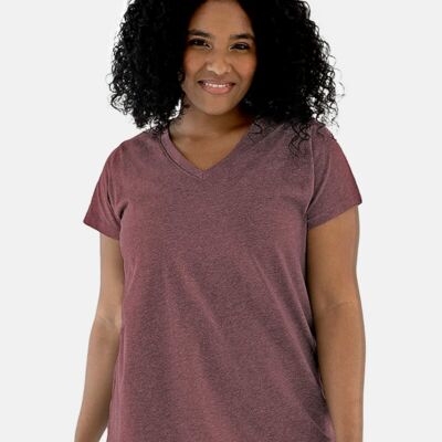 LAT Women's Curvy Collection Fine Jersey V-Neck Tee 3817 Women's Curvy Collection Fine Jersey V-Neck Tee Thumbnail