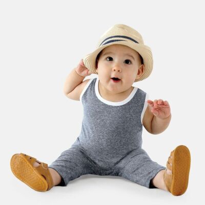 Rabbit Skins Infant Harborside Mélange Tank Romper 4492 Infant Harborside Mélange Tank Romper Thumbnail