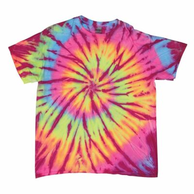 Dyenomite Youth Neon Rush Tie-Dyed T-Shirt 20BNR Youth Neon Rush Tie-Dyed T-Shirt Thumbnail