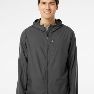 Adidas Hooded Full-Zip Windbreaker A524 Hooded Full-Zip Windbreaker Thumbnail