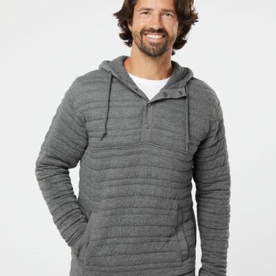 J. America Horizon Quilted Anorak Hooded Pullover 8897 Horizon Quilted Anorak Hooded Pullover Thumbnail