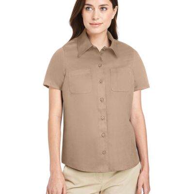 Harriton Ladies' Advantage IL Short-Sleeve Work Shirt M585W Ladies' Advantage IL Short-Sleeve Work Shirt Thumbnail