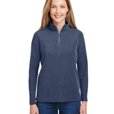 Core 365 Ladies' Fusion ChromaSoftâ„¢ Pique Quarter-Zip CE405W Ladies' Fusion ChromaSoftâ„¢ Pique Quarter-Zip Thumbnail