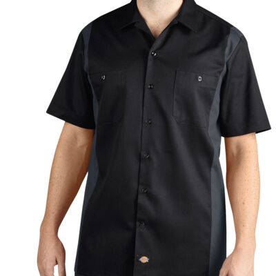 Dickies Men's Two-Tone Short-Sleeve Work Shirt WS508 Men's Two-Tone Short-Sleeve Work Shirt Thumbnail
