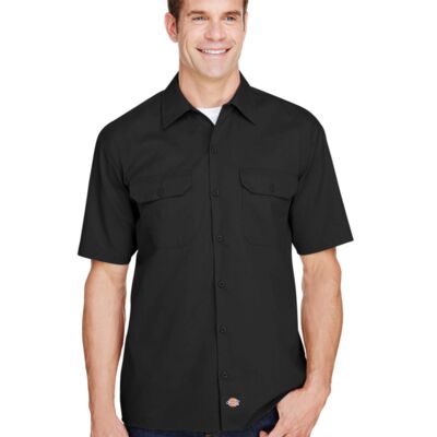 Dickies Men's FLEX Short-Sleeve Twill Work Shirt WS675 Men's FLEX Short-Sleeve Twill Work Shirt Thumbnail