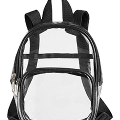 BAGedge Unisex Clear PVC Mini Backpack BE268 Unisex Clear PVC Mini Backpack Thumbnail