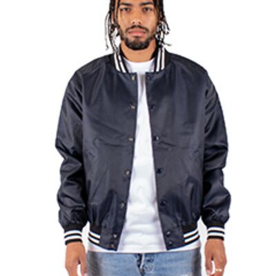 Shaka Wear Men's Varsity Bomber Jacket SHVBJ Men's Varsity Bomber Jacket Thumbnail