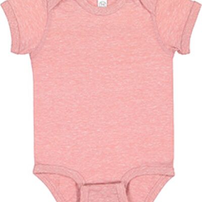 Rabbit Skins Infant Harborside Melange Jersey Bodysuit 4491 Infant Harborside Melange Jersey Bodysuit Thumbnail