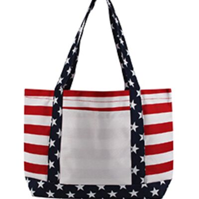 OAD Patriotic Beach Tote Bag OAD5052 Patriotic Beach Tote Bag Thumbnail
