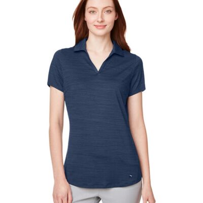 Puma Golf Ladies' Cloudspun Free V-Neck Polo 597695 Ladies' Cloudspun Free V-Neck Polo Thumbnail