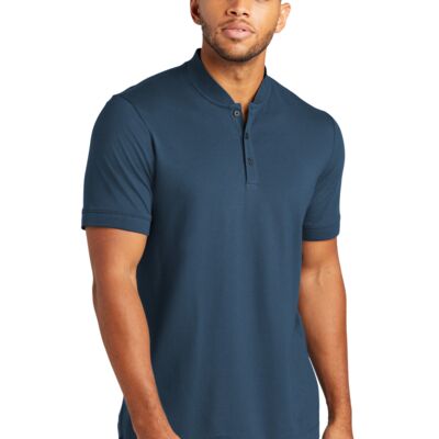 Mercer+Mettle Stretch Pique Henley MM1008 Stretch Pique Henley Thumbnail