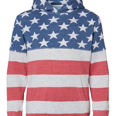 J. America Youth Triblend Pullover Hooded Sweatshirt 8880JA Youth Triblend Pullover Hooded Sweatshirt Thumbnail