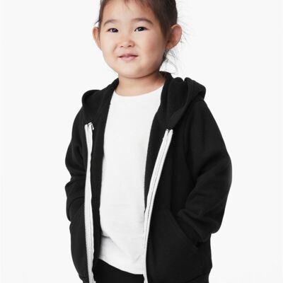 Bella + Canvas Toddler Sponge Fleece Full-Zip Hoodie Sweatshirt 3739T Toddler Sponge Fleece Full-Zip Hoodie Sweatshirt Thumbnail