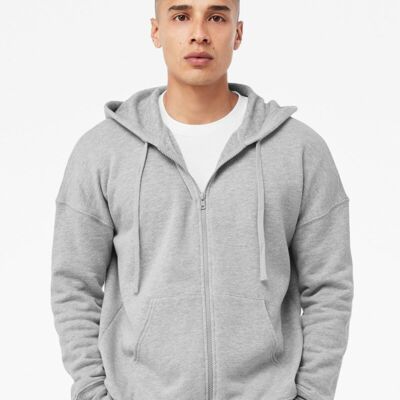 Bella + Canvas Unisex Sponge Fleece DTM Full-Zip Hoodie Sweatshirt 3759 Unisex Sponge Fleece DTM Full-Zip Hoodie Sweatshirt Thumbnail