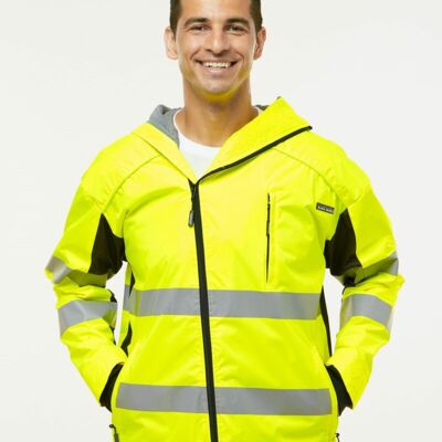 Kishigo Unisex Premium Black Series® Windbreaker WB102 Unisex Premium Black Series® Windbreaker Thumbnail