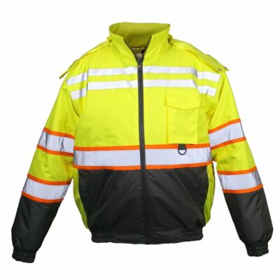 Kishigo Unisex Economy Contrast Class 3 Bomber Jacket JS156 Unisex Economy Contrast Class 3 Bomber Jacket Thumbnail