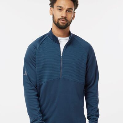 Adidas Men's Performance Quarter-Zip Pullover A587 Men's Performance Quarter-Zip Pullover Thumbnail