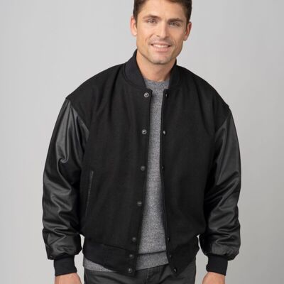 Burk's Bay Classic Varsity Jacket 5000T Classic Varsity Jacket Thumbnail