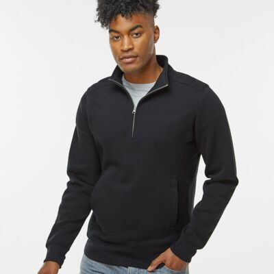 J. America Unisex Heavyweight Fleece Quarter-Zip Sweatshirt 8717 Unisex Heavyweight Fleece Quarter-Zip Sweatshirt Thumbnail