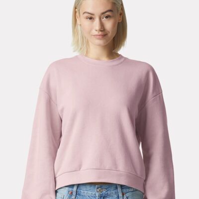 American Apparel Women's ReFlex Fleece Crewneck Sweatshirt RF494 Women's ReFlex Fleece Crewneck Sweatshirt Thumbnail