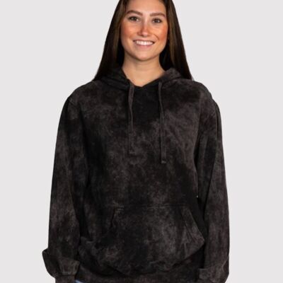 Dyenomite Premium Fleece Mineral Wash Hooded Sweatshirt 854MW Premium Fleece Mineral Wash Hooded Sweatshirt Thumbnail