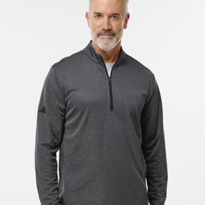 Adidas Men's Space Dyed Quarter-Zip Pullover A593 Men's Space Dyed Quarter-Zip Pullover Thumbnail