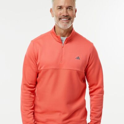 Adidas Men's Ultimate365 Textured Quarter-Zip Pullover A2001 Men's Ultimate365 Textured Quarter-Zip Pullover Thumbnail