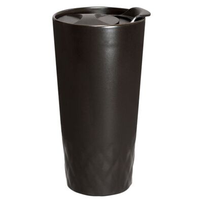Prime Line 14oz Double Wall Ceramic Textured Tumbler CM215 14oz Double Wall Ceramic Textured Tumbler Thumbnail