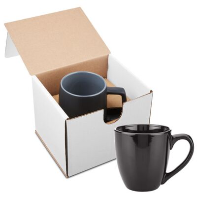 Prime Line 15oz Bistro Style Ceramic Mug Gift Set GCM102 15oz Bistro Style Ceramic Mug Gift Set Thumbnail