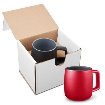 Prime Line 15oz Geo Square Handle Ceramic Mug In Mailer GCM113 15oz Geo Square Handle Ceramic Mug In Mailer Thumbnail