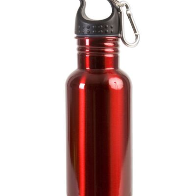 Prime Line 17oz Stainless Steel Adventure Water Bottle With Carabiner MG901 17oz Stainless Steel Adventure Water Bottle With Carabiner Thumbnail