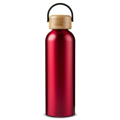 Prime Line 24oz Vigor Aluminum Bottle With Bamboo Lid MG943 24oz Vigor Aluminum Bottle With Bamboo Lid Thumbnail