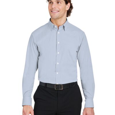 Devon & Jones CrownLux Performance® Men's Microstripe Shirt DG537 CrownLux Performance® Men's Microstripe Shirt Thumbnail