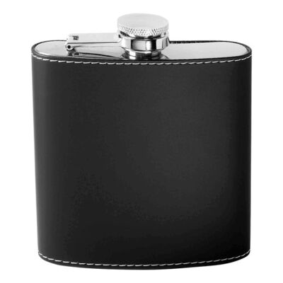Leeman 6oz Tuscany™ Stainless Steel Flask LG-9345 6oz Tuscany™ Stainless Steel Flask Thumbnail