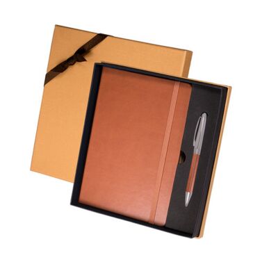 Leeman Tuscany™ Journal And Pen Gift Set LG-9309 Tuscany™ Journal And Pen Gift Set Thumbnail
