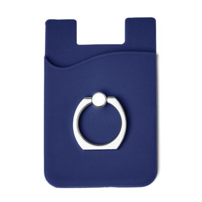 Prime Line Silicone Card Holder with Metal Ring Phone Stand PL-1370 Silicone Card Holder with Metal Ring Phone Stand Thumbnail