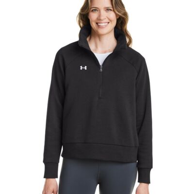 Under Armour Ladies' Rival Fleece Quarter-Zip 1379492 Ladies' Rival Fleece Quarter-Zip Thumbnail