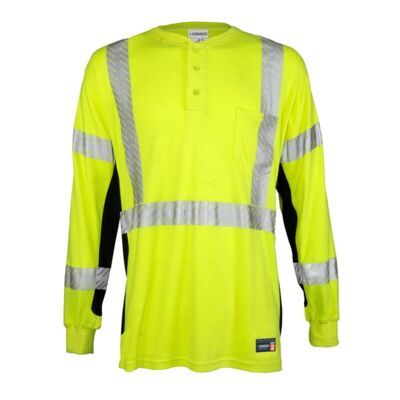 Kishigo Unisex FR Long Sleeve Henley T-Shirt F694 Unisex FR Long Sleeve Henley T-Shirt Thumbnail