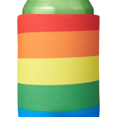 Prime Line b.free Rainbow Pride Folding Can Cooler CH108 b.free Rainbow Pride Folding Can Cooler Thumbnail