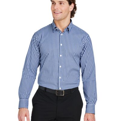 Devon & Jones CrownLux Performance® Men's Gingham Shirt DG536 CrownLux Performance® Men's Gingham Shirt Thumbnail