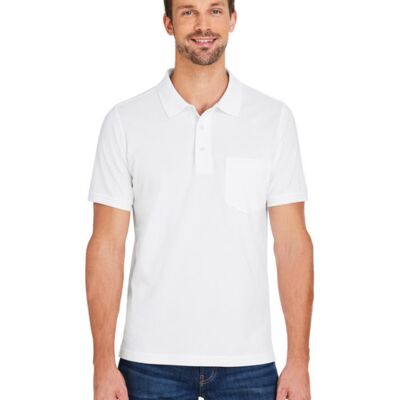 Harriton Men's Valiant Cotton Snag Protect Pocket Polo M205P Men's Valiant Cotton Snag Protect Pocket Polo Thumbnail