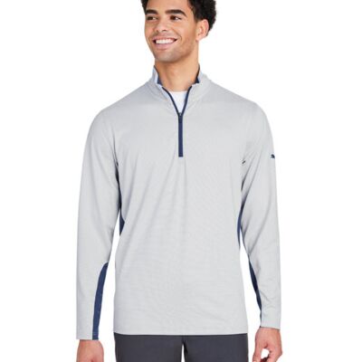 Puma Golf Men's Mesa Stripe Quarter-Zip PG410 Men's Mesa Stripe Quarter-Zip Thumbnail