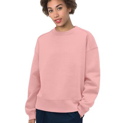 Bayside Women's USA-Made Fleece Crewneck Sweatshirt 7702 Women's USA-Made Fleece Crewneck Sweatshirt Thumbnail
