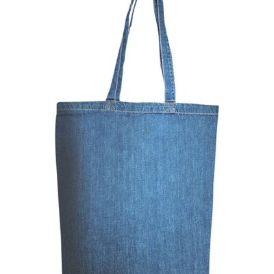 Liberty Bags Cotton Denim Gusseted Tote Bag 7761A Cotton Denim Gusseted Tote Bag Thumbnail