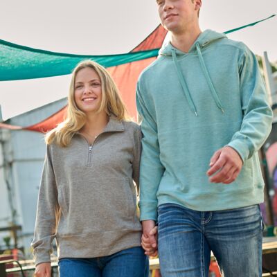 J. America Unisex Electric Fleece Hooded Sweatshirt 8740JA Unisex Electric Fleece Hooded Sweatshirt Thumbnail